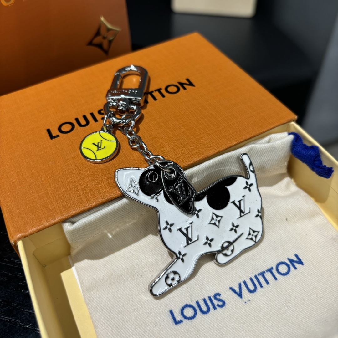 Front view of Dog Keychain