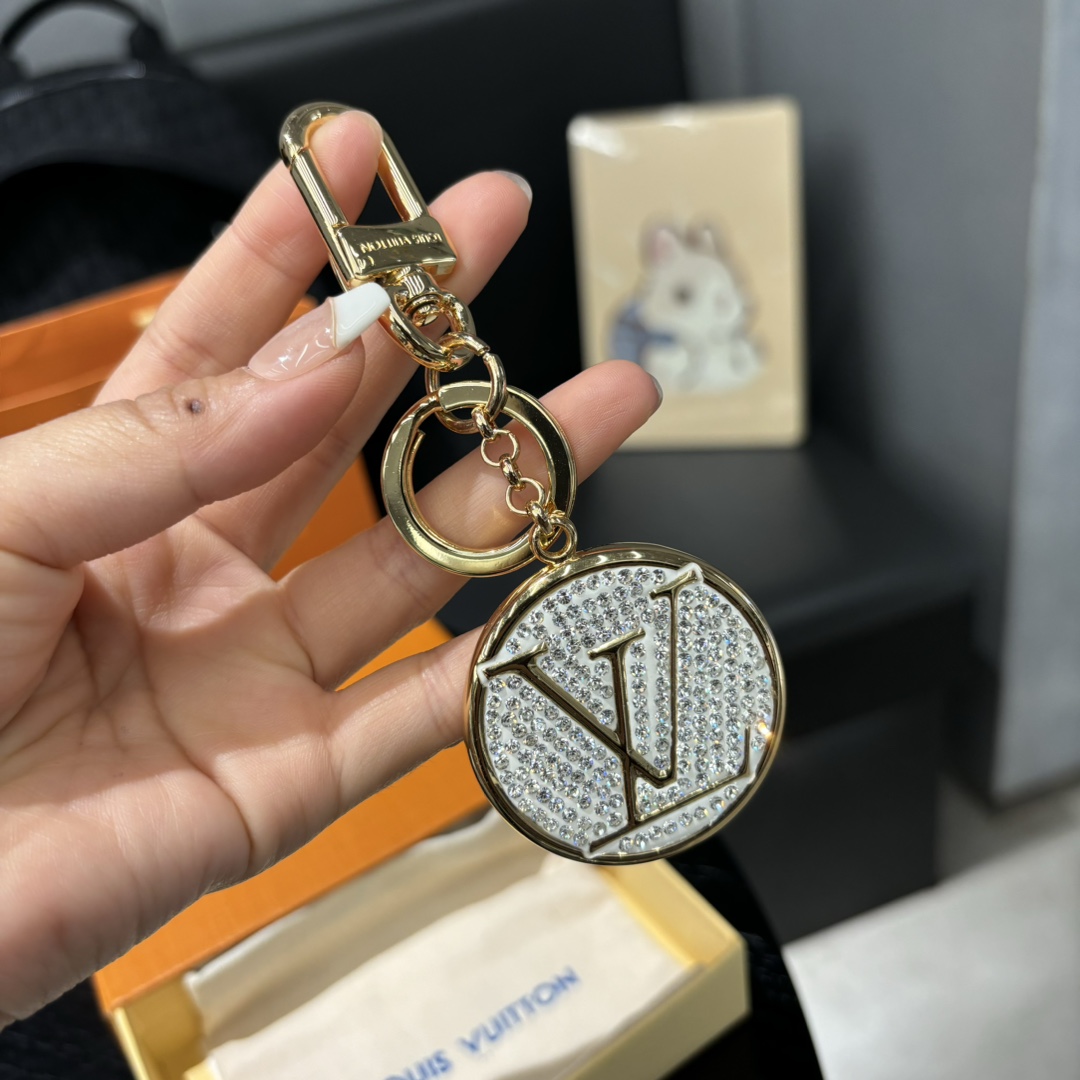 Sparkling Spring Keychain attached to keys