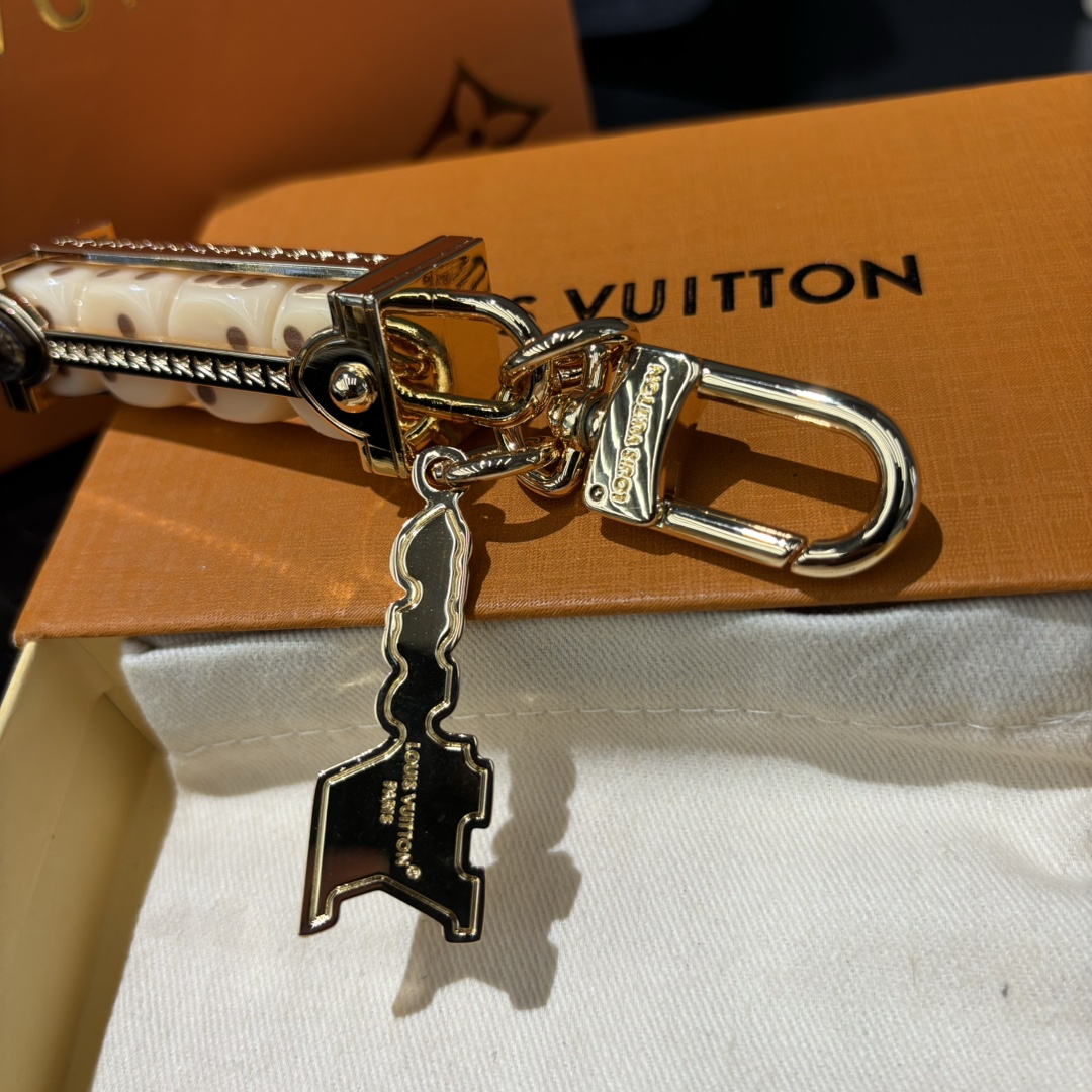 Lovers Dice Keychain with keys attached