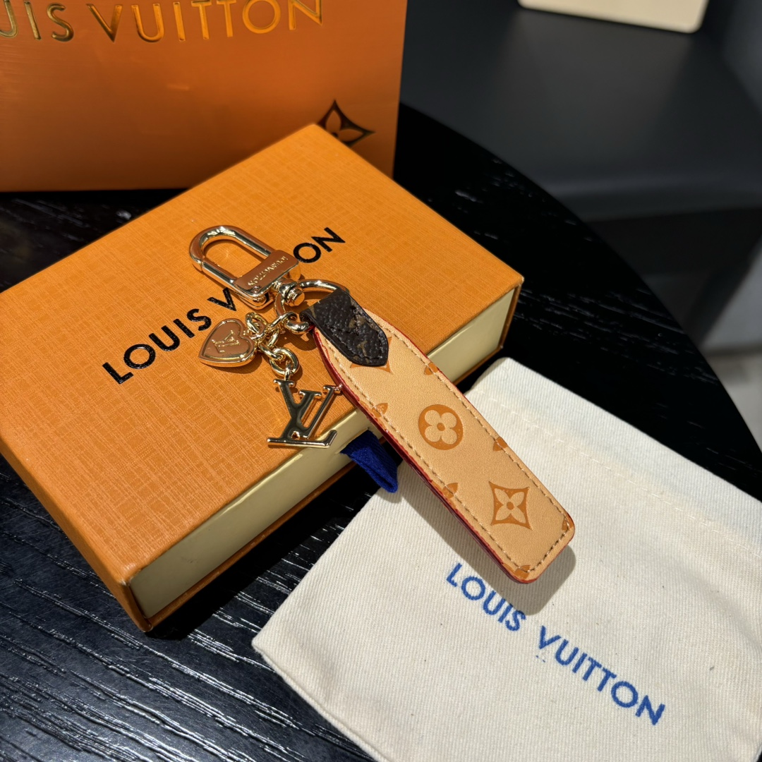 Louis Vuitton All Black Keychain