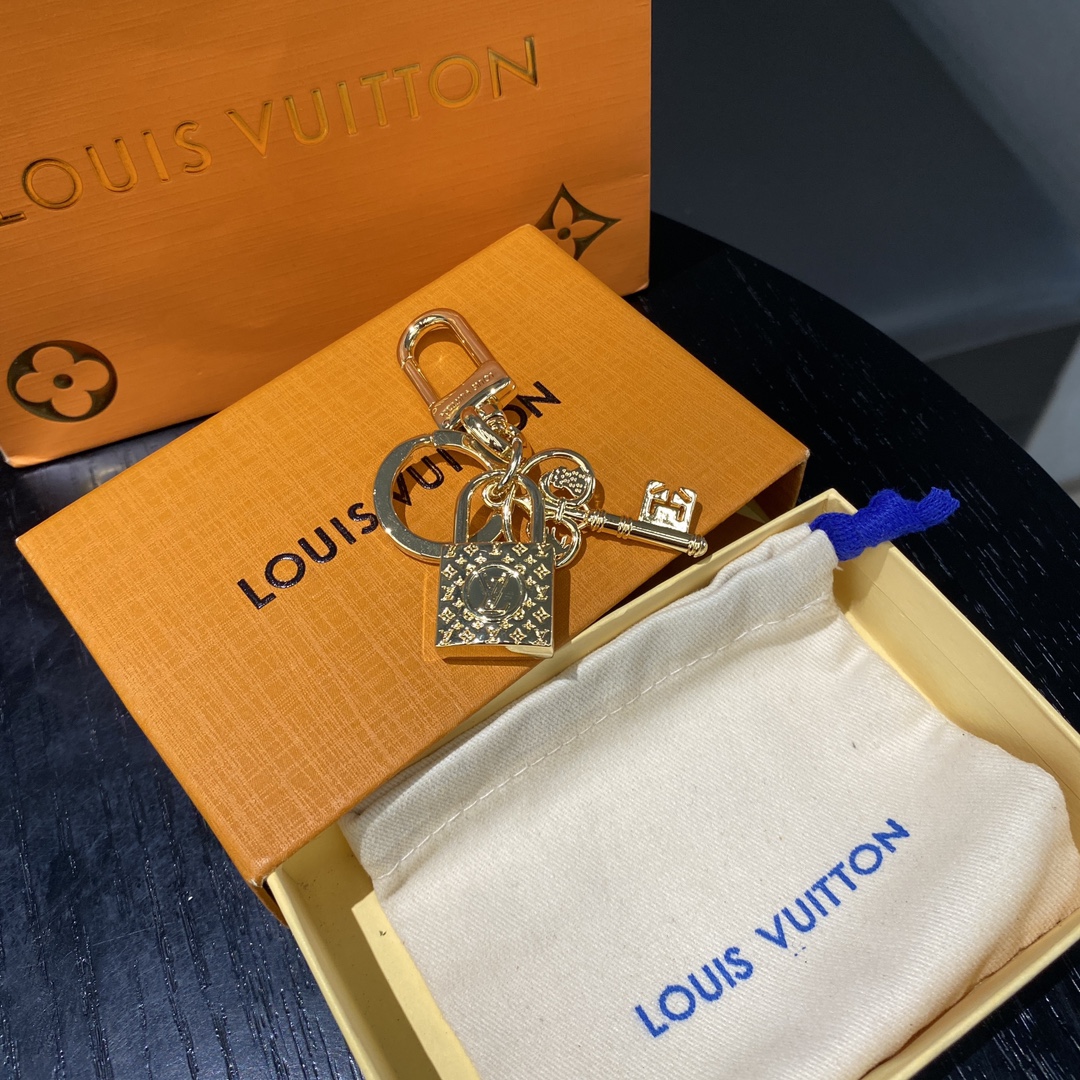 Designer Lock Keychain - Front View