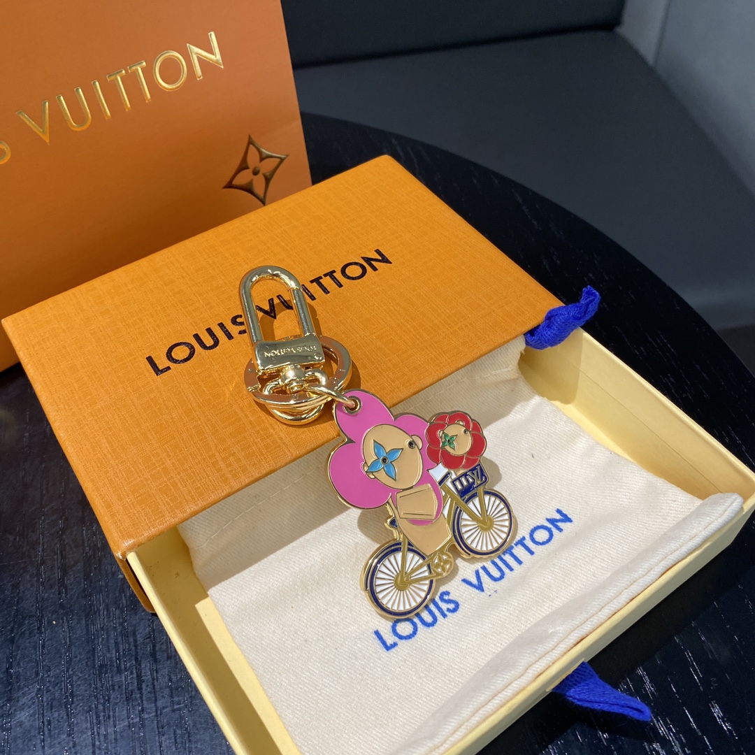 Front view of luxury keychain