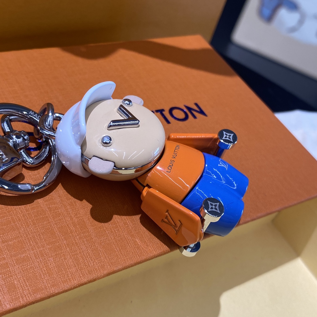 Gaston Gym Keychain - Back View