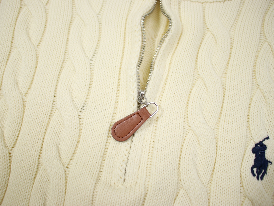 Ralph Lauren High-collar Knitted Sweater with Classic Horses Embroidery – Details and Sizing - 图片 8