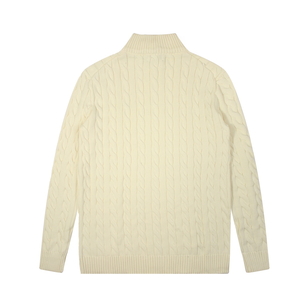 Ralph Lauren High-collar Knitted Sweater with Classic Horses Embroidery – Details and Sizing - 图片 2