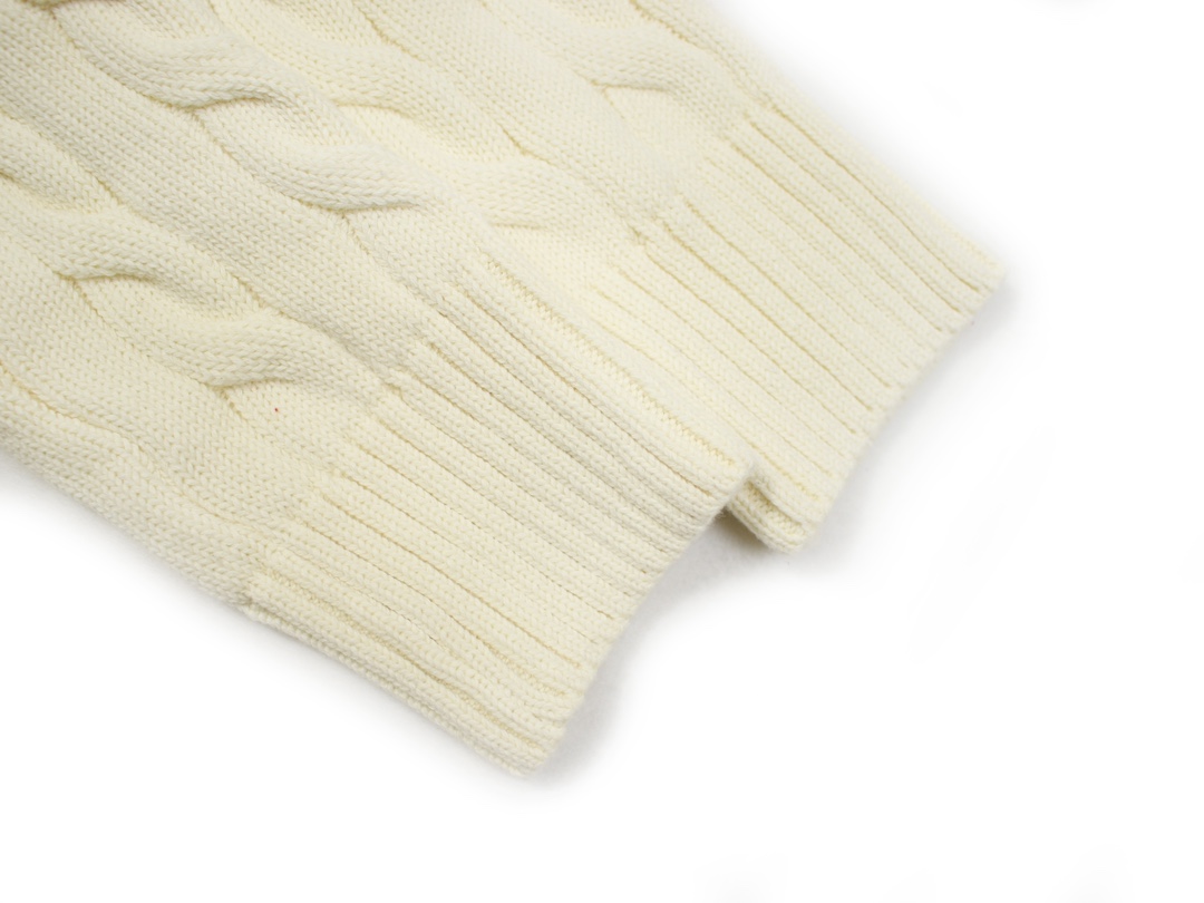 Ralph Lauren High-collar Knitted Sweater with Classic Horses Embroidery – Details and Sizing - 图片 7