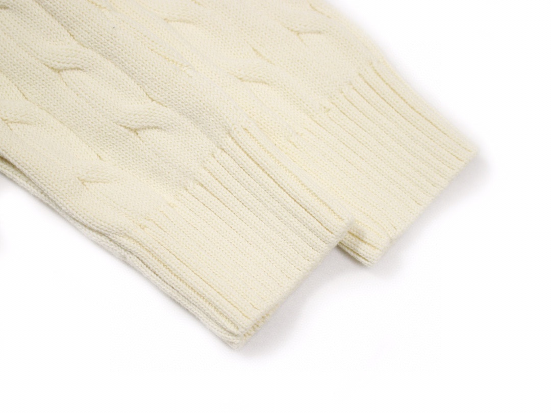 Ralph Lauren Classic Horse-Embroidered Knit Sweater with High-Density Logo Embroidery - 图片 7