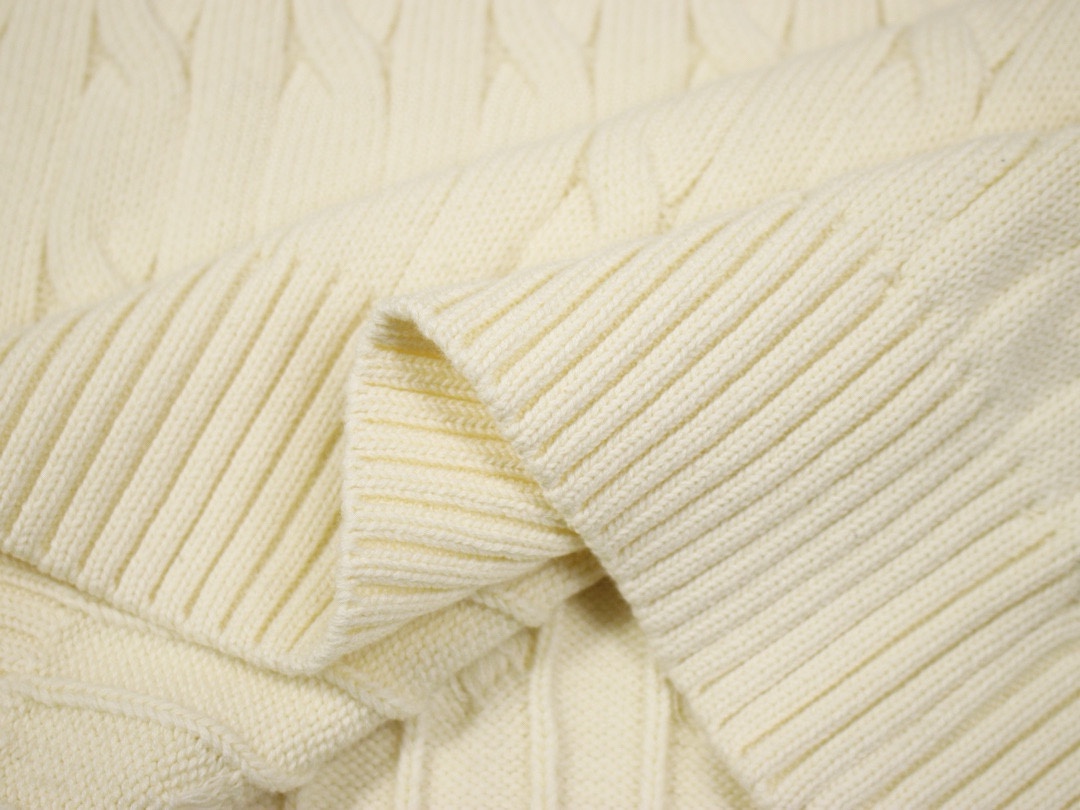 Ralph Lauren Classic Horse-Embroidered Knit Sweater with High-Density Logo Embroidery - 图片 6