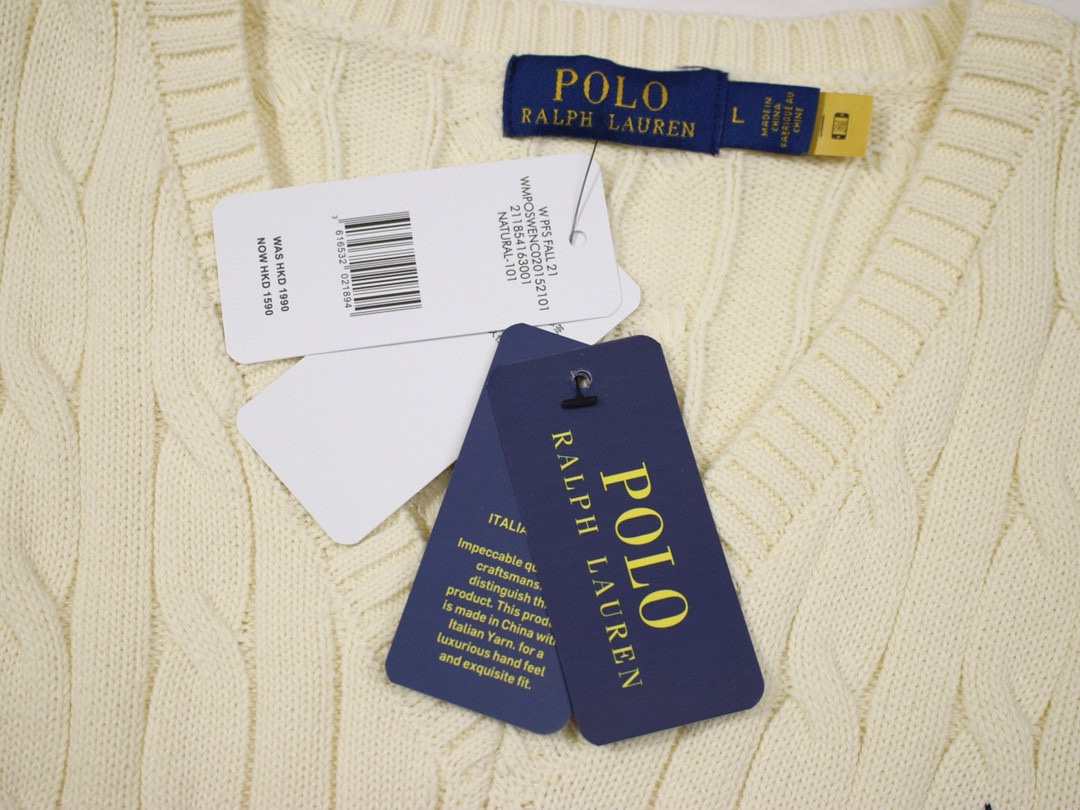 Ralph Lauren Classic Horse-Embroidered Knit Sweater with High-Density Logo Embroidery - 图片 4