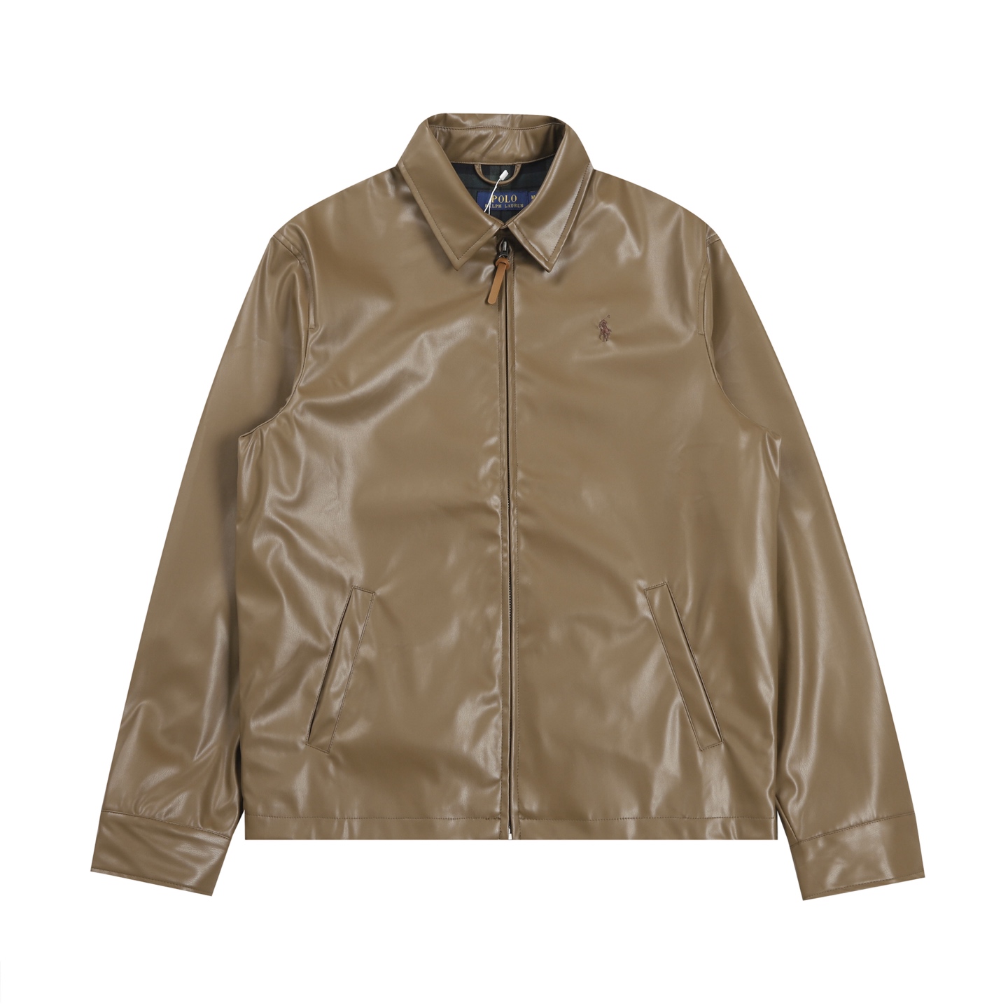 Polo Ralph Lauren Raulen Classic Zipper Long-Sleeve Jacket for Men: Custom Black Design - 图片 1