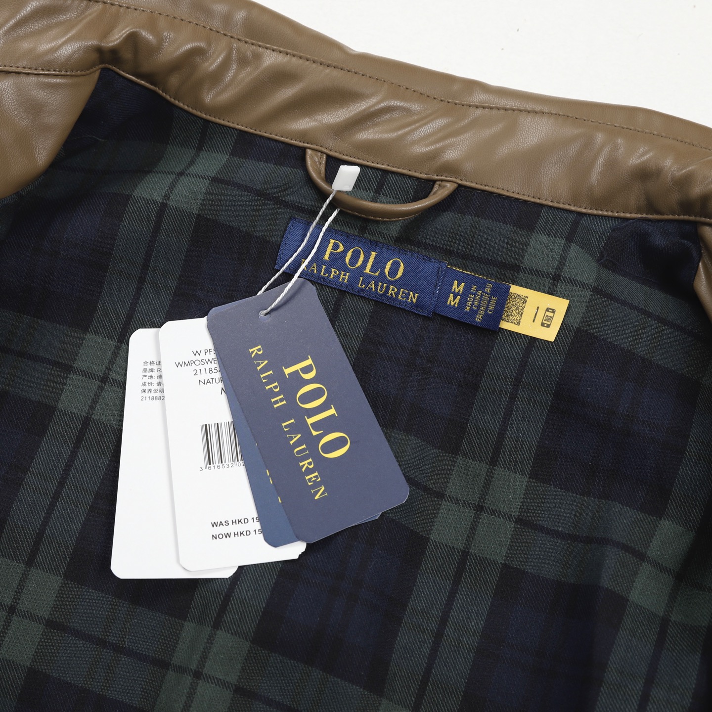 Polo Ralph Lauren Raulen Classic Zipper Long-Sleeve Jacket for Men: Custom Black Design - 图片 9
