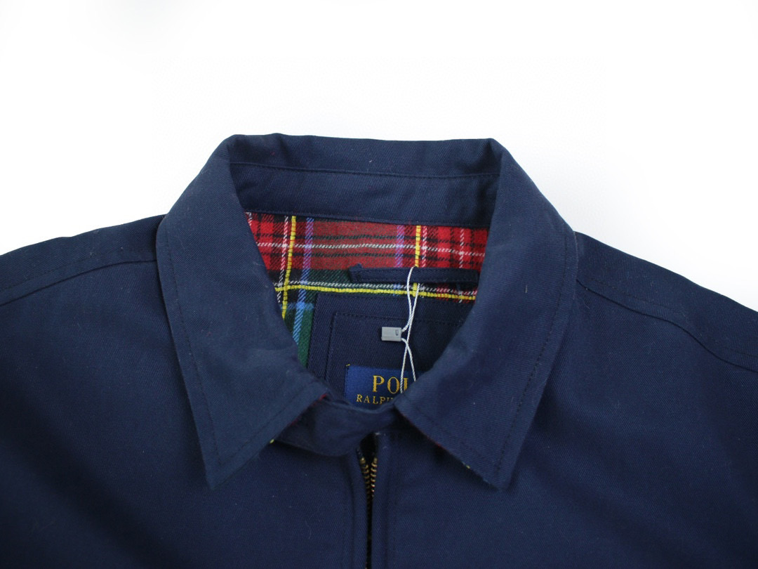 Ralph Lauren Harrington Jacket with Precision Embroidery in Quaki Color – Sizes S to XL - 图片 6