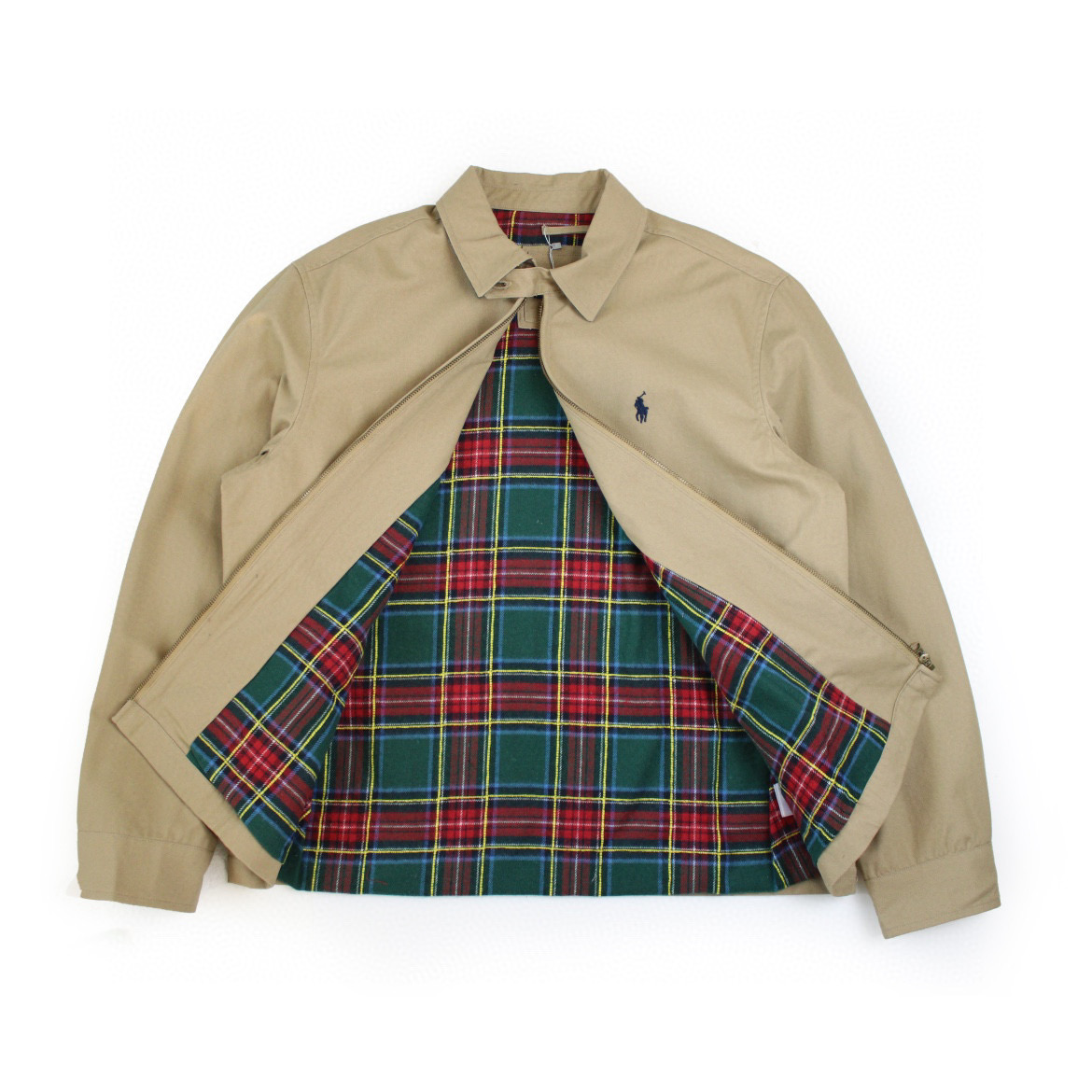 Ralph Lauren Harrington Jacket in Quaki Color with Precision Embroidery – Sizes S to XL - 图片 4