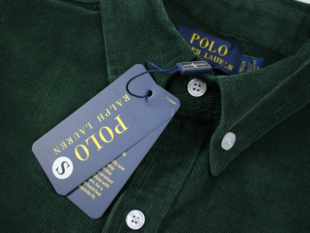 Ralph Lauren Classic Cotton Khaki Shirt: Timeless Style for Fall and Winter - 图片 4