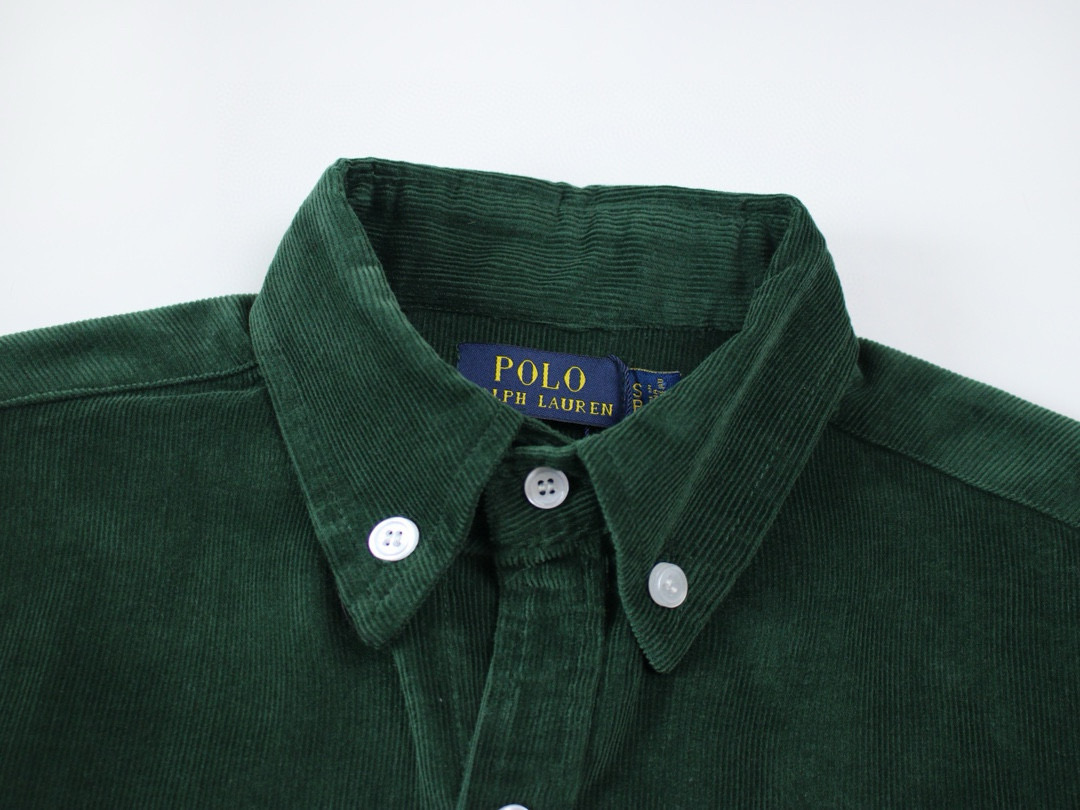 Ralph Lauren Classic Cotton Khaki Shirt: Timeless Style for Fall and Winter - 图片 3