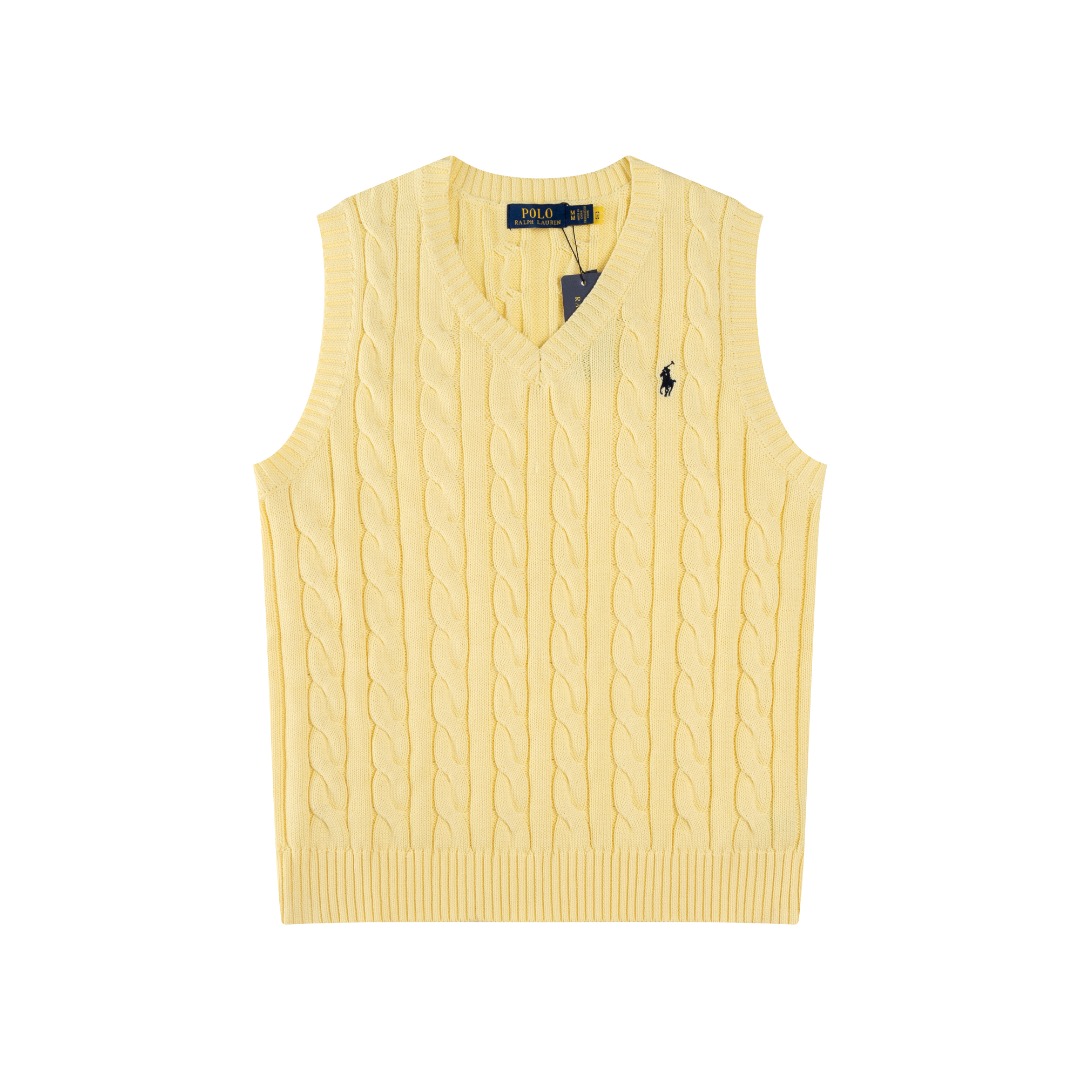 “High-Quality Women’s Suit with V-Collar Vest and Sleeveless Sweater by Ralph Lauren” - 图片 7