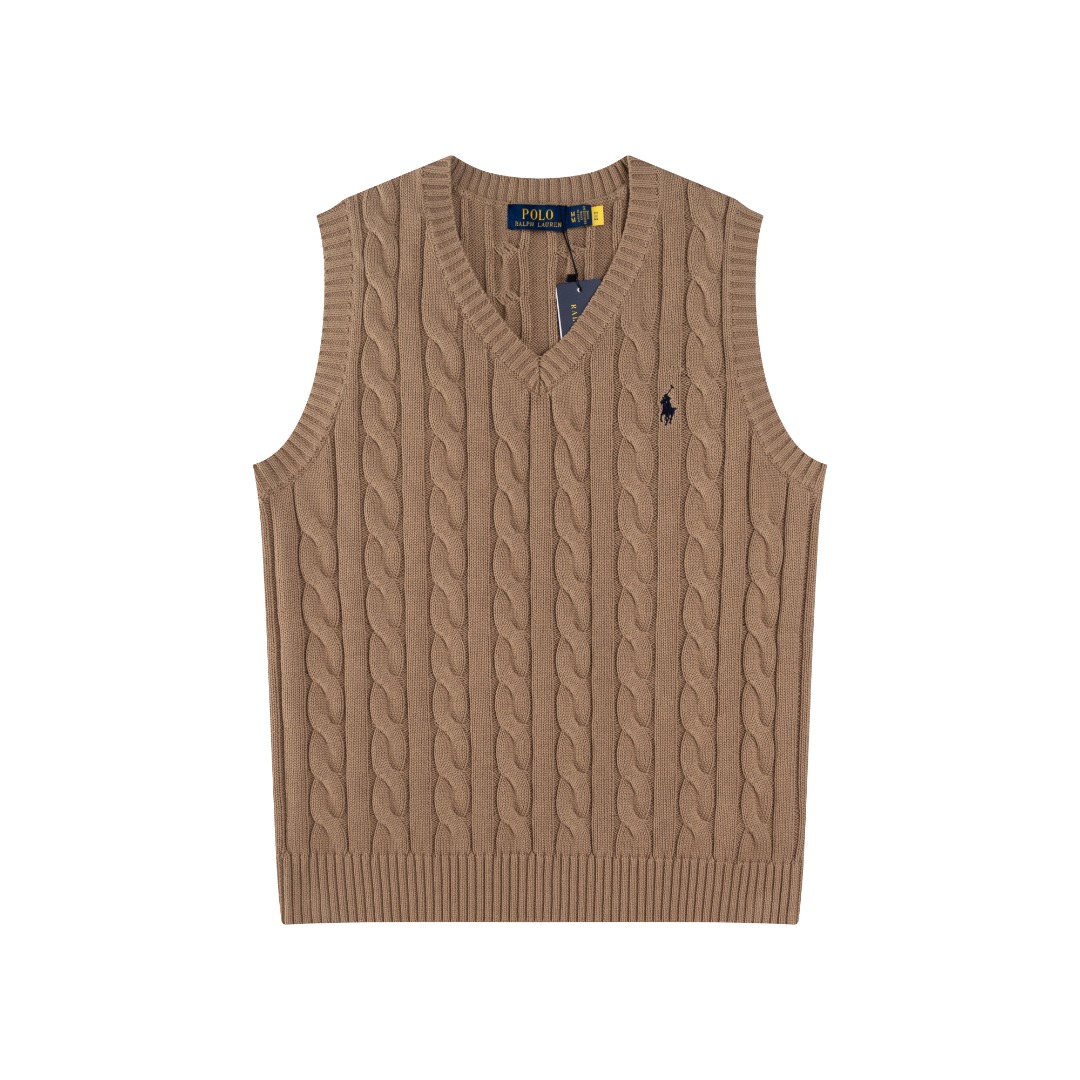 “High-Quality Women’s Suit with V-Collar Vest and Sleeveless Sweater by Ralph Lauren” - 图片 2
