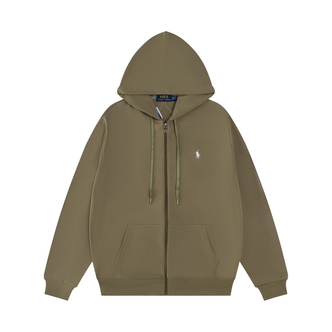 “Ralph Lauren 12-Coloured Pony Embroidered Hooded Vest and Jacket for Women” - 图片 2