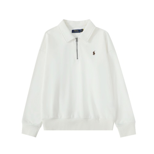 Ralph Lauren Quarter-Zip Polo Sweatshirt - Embroidered Pony Logo, Classic Fit 1 Ralph Lauren Quarter-Zip Polo Sweatshirt - Embroidered Pony Logo, Classic Fit