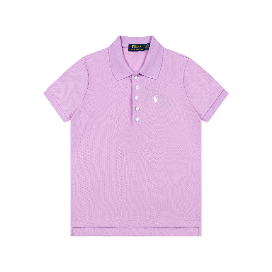 Ralph Lauren Ralph Lauren拉夫劳伦五粒扣 小马刺绣polo衫短袖T恤 女款
