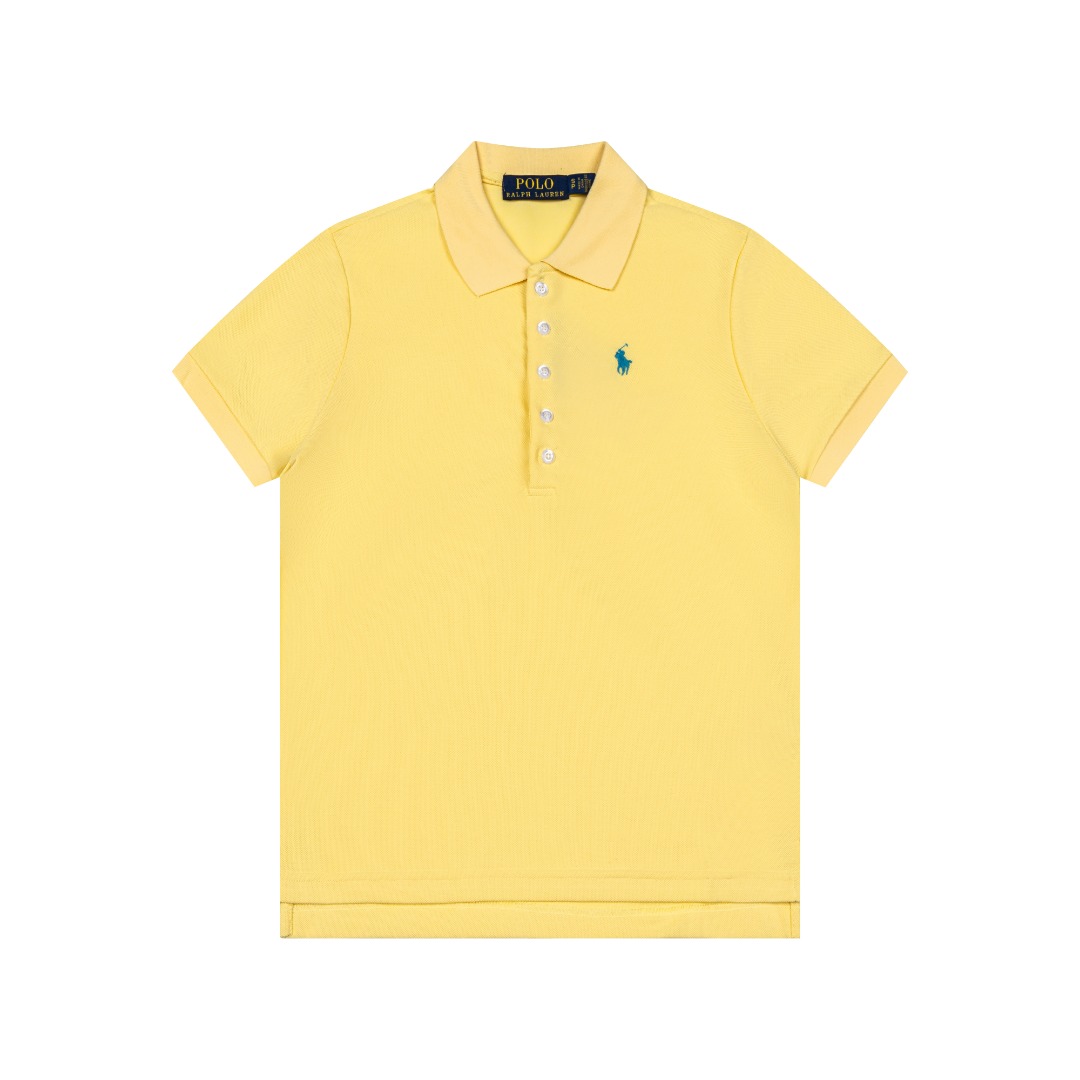 Ralph Lauren Ralph Lauren拉夫劳伦五粒扣 小马刺绣polo衫短袖T恤 女款