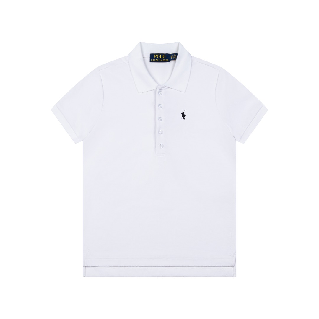Ralph Lauren Ralph Lauren拉夫劳伦五粒扣 小马刺绣polo衫短袖T恤 女款