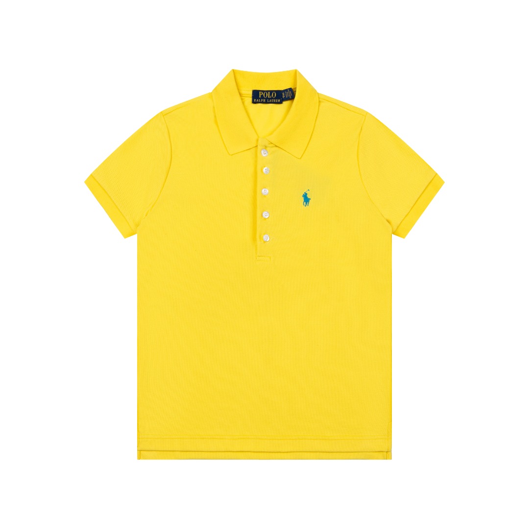 Ralph Lauren Ralph Lauren拉夫劳伦五粒扣 小马刺绣polo衫短袖T恤 女款