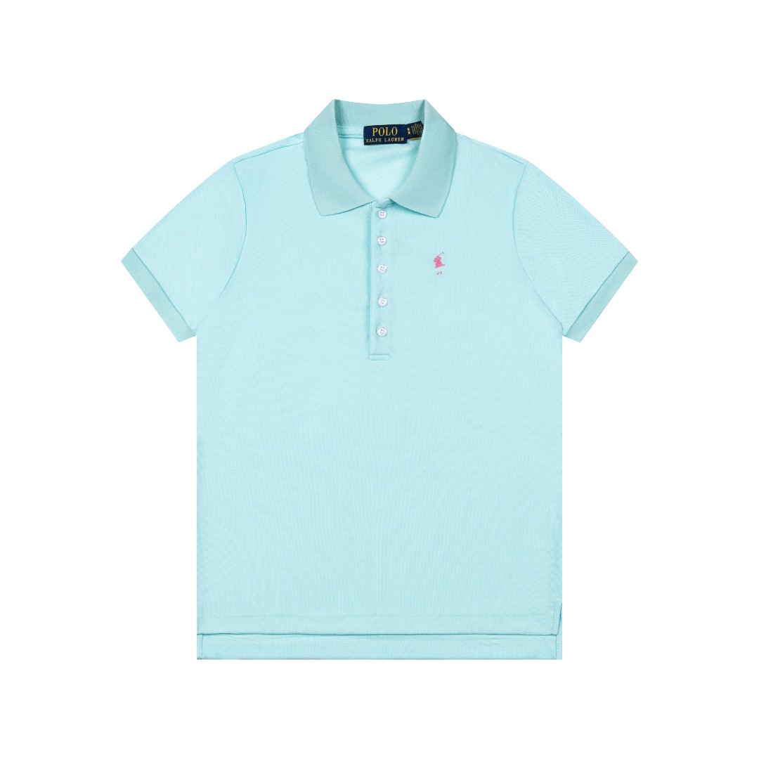 Ralph Lauren Ralph Lauren拉夫劳伦五粒扣 小马刺绣polo衫短袖T恤 女款