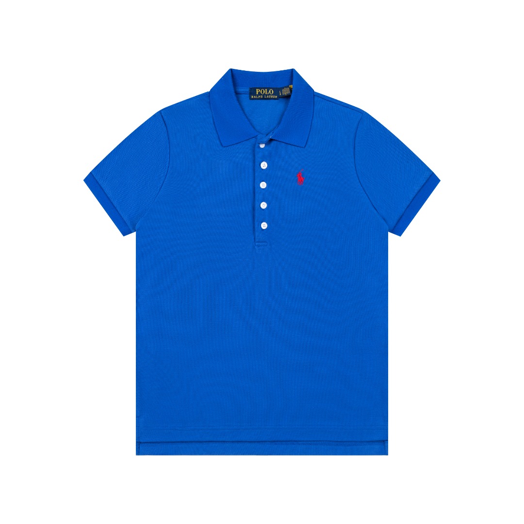 Ralph Lauren Ralph Lauren拉夫劳伦五粒扣 小马刺绣polo衫短袖T恤 女款