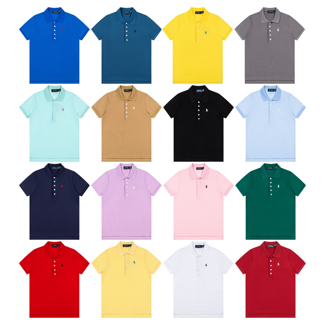 Ralph Lauren Ralph Lauren拉夫劳伦五粒扣 小马刺绣polo衫短袖T恤 女款