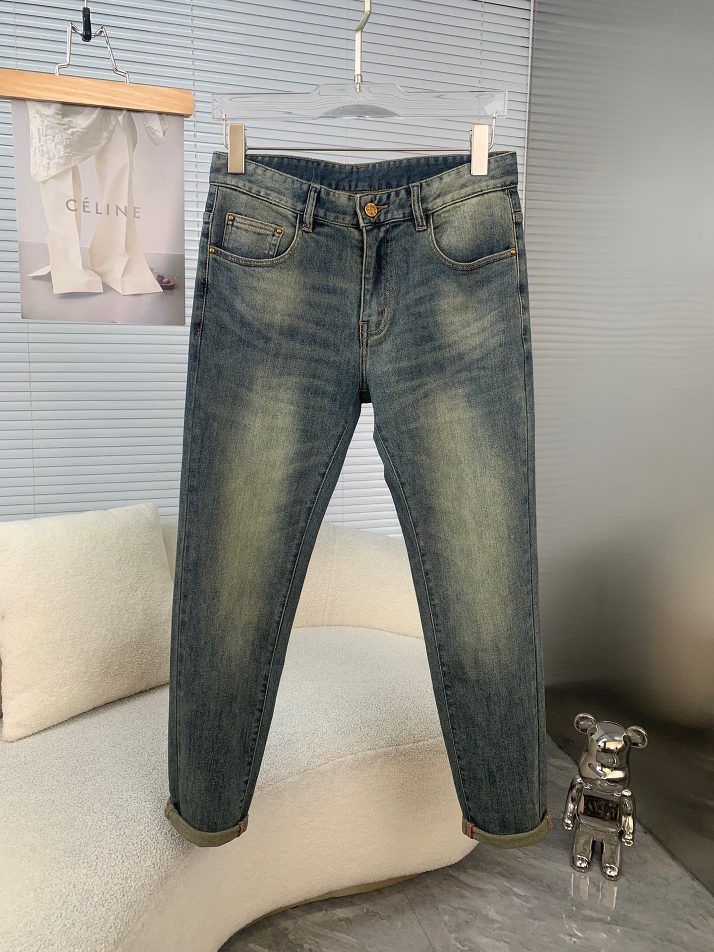 产品:LV路易威登 2023秋冬新品男士牛仔裤 【3标齐全】面料弹性好 2