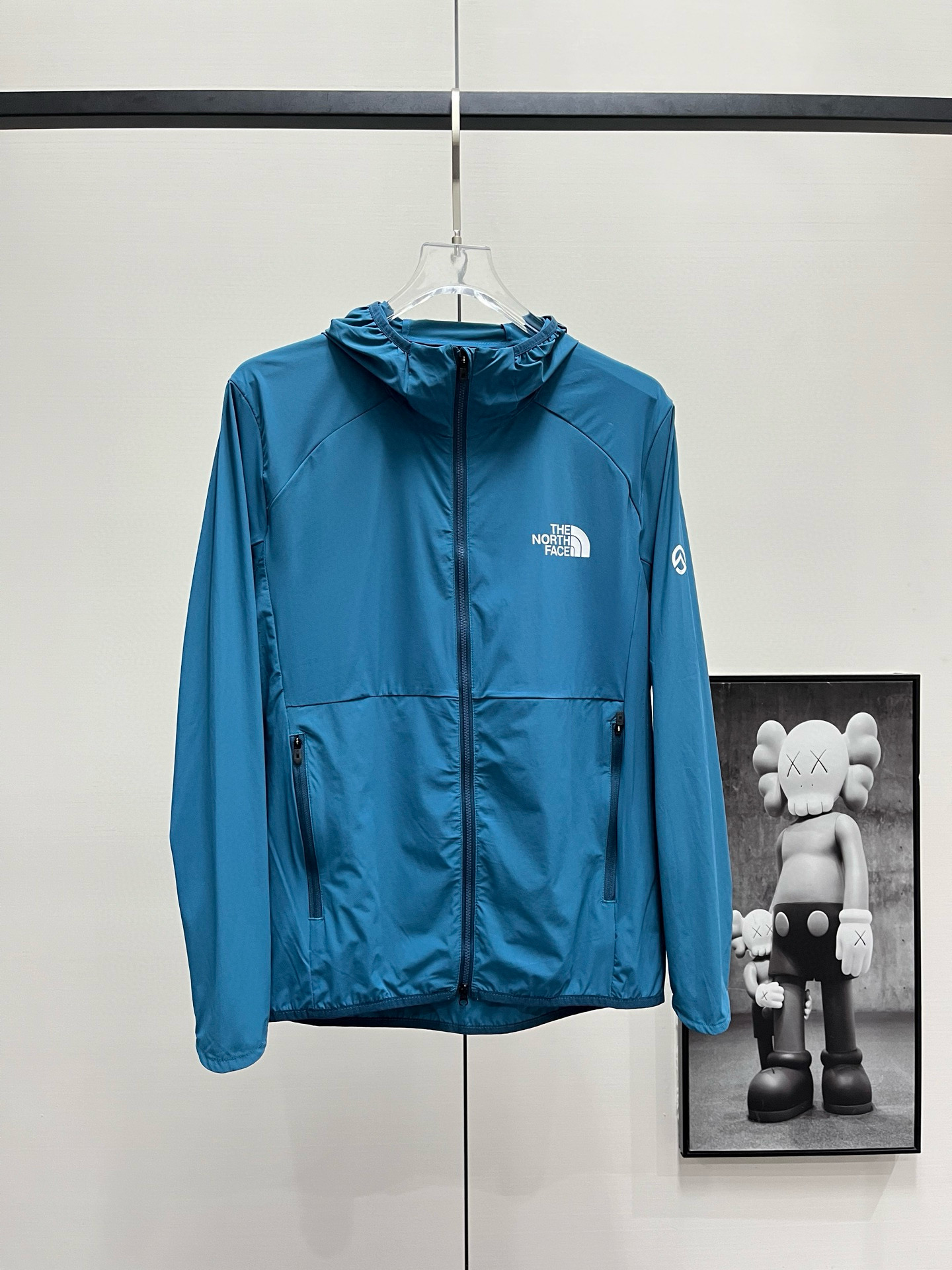 TNF丨北面巅峰系列透气连帽防晒衣 黑色 深蓝 卡其 孔雀蓝