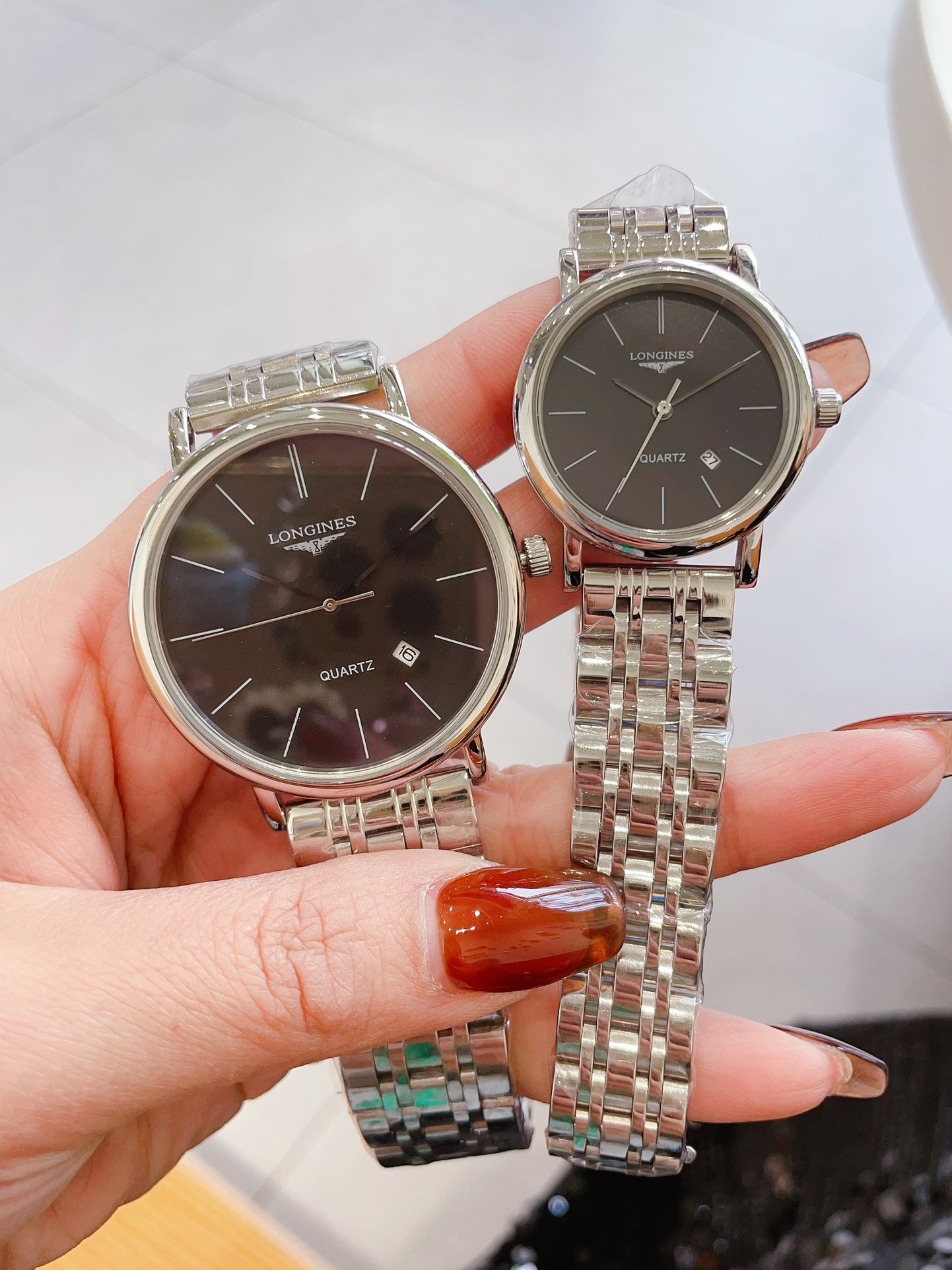 Luxury Quotuan Wristwatch with Imported Quartz Core and Cow Skin Belt - 图片 5