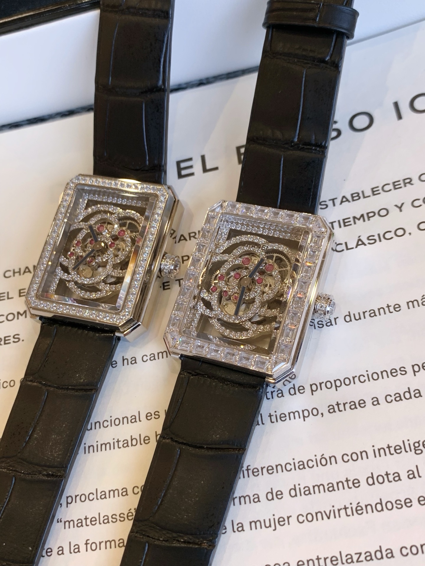 Chanel Première Camélía Skeleton Wristwatch: Elegance and Power in Design - 图片 6
