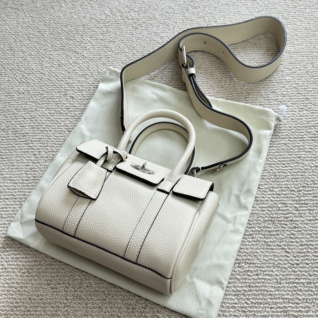 Mulberry Vegetable tanned leather new beige mini