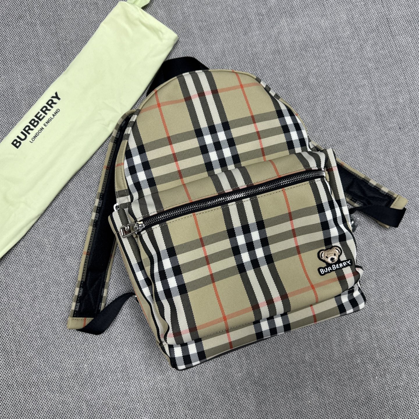 Burberry Original latest b family backpack parent-child bag multi-pocket