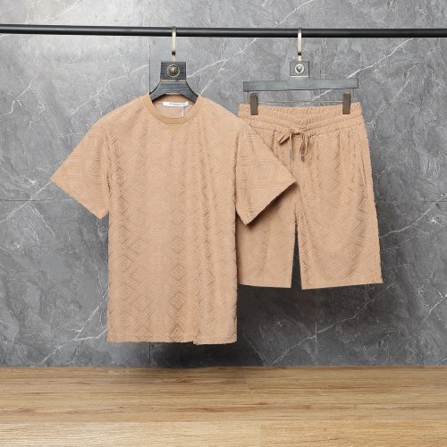 Givenchy Men's Spring/Summer Casual Short Sleeve - Stylish & Comfortable 1 Givenchy Men’s Spring/Summer Casual Shorts – Stylish Terry Jacquard – SA252025