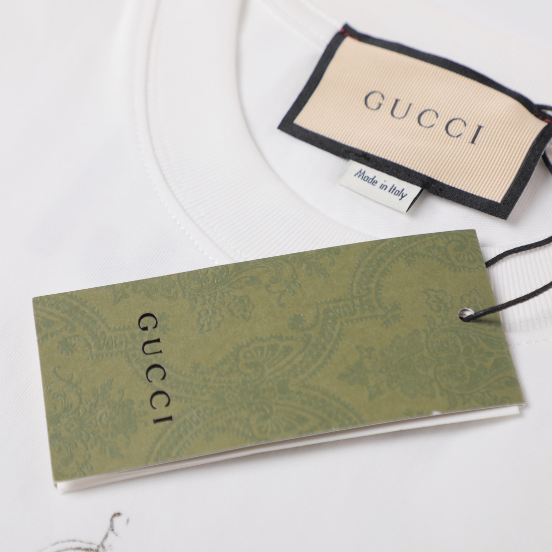 GUCCI 古驰 24ss 道具堆叠印花短袖 甄选长绒棉纱