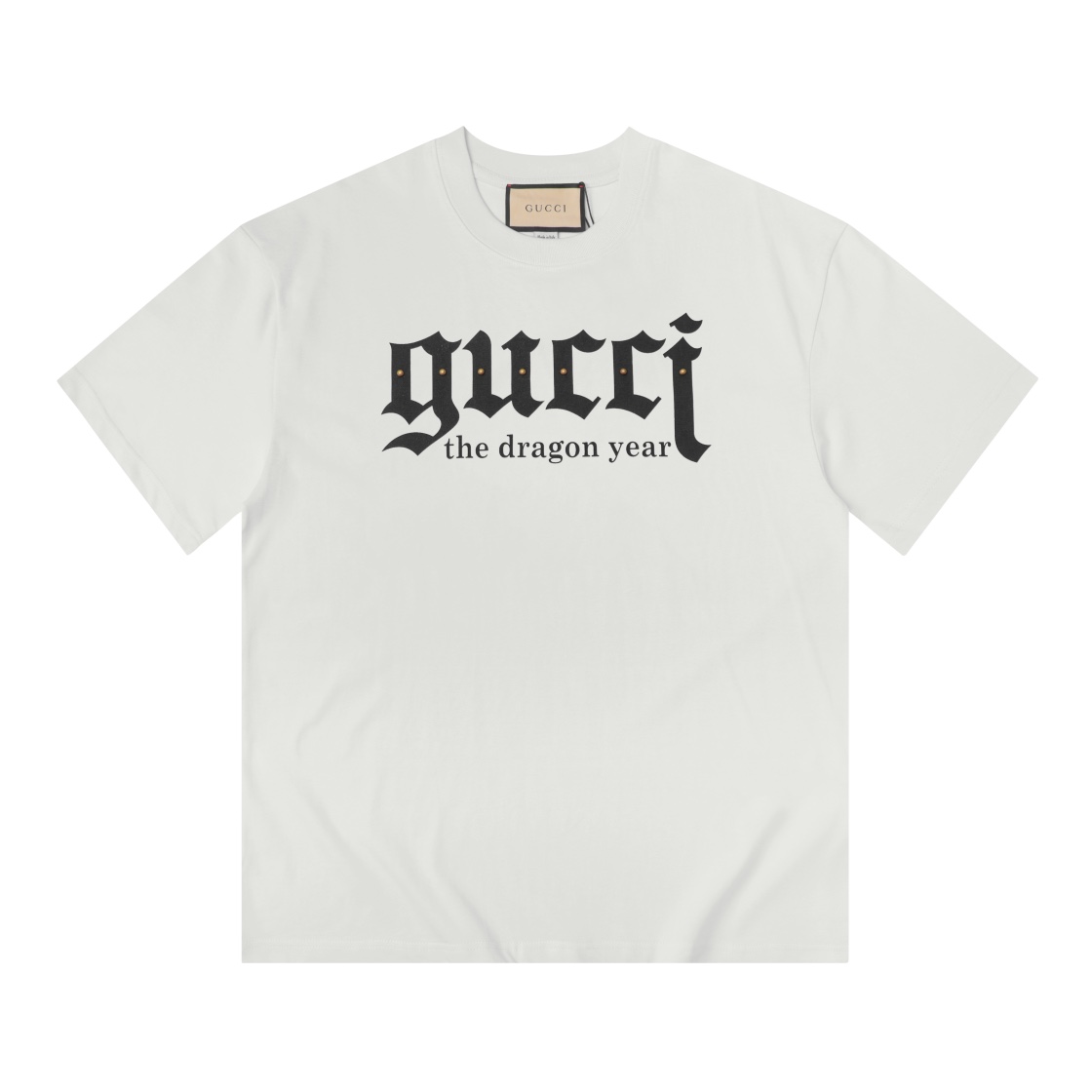 Gucci Odzież T-Shirt Drukowanie Krótki rękaw