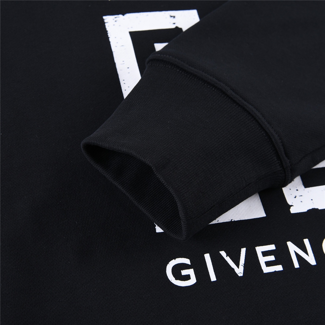 16纪梵希Givenchy 24FW 复古做旧4G印花卫衣