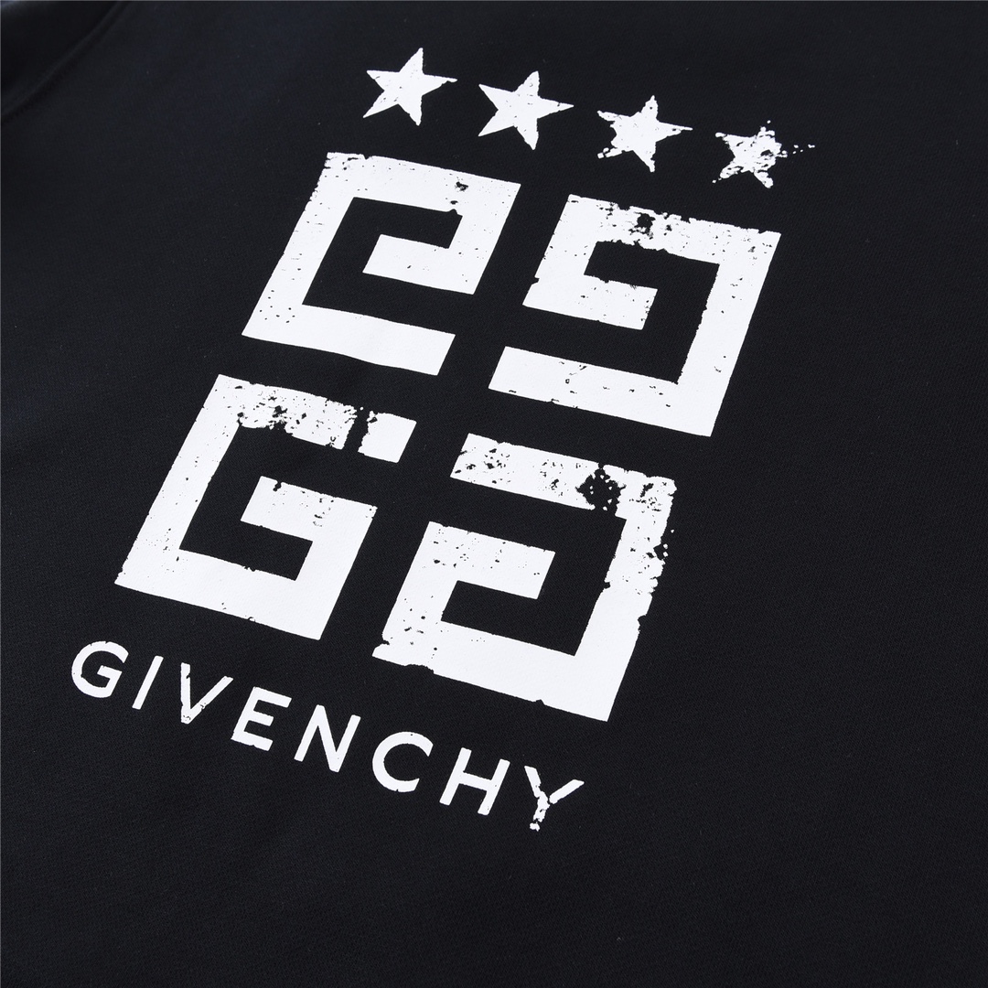 16纪梵希Givenchy 24FW 复古做旧4G印花卫衣