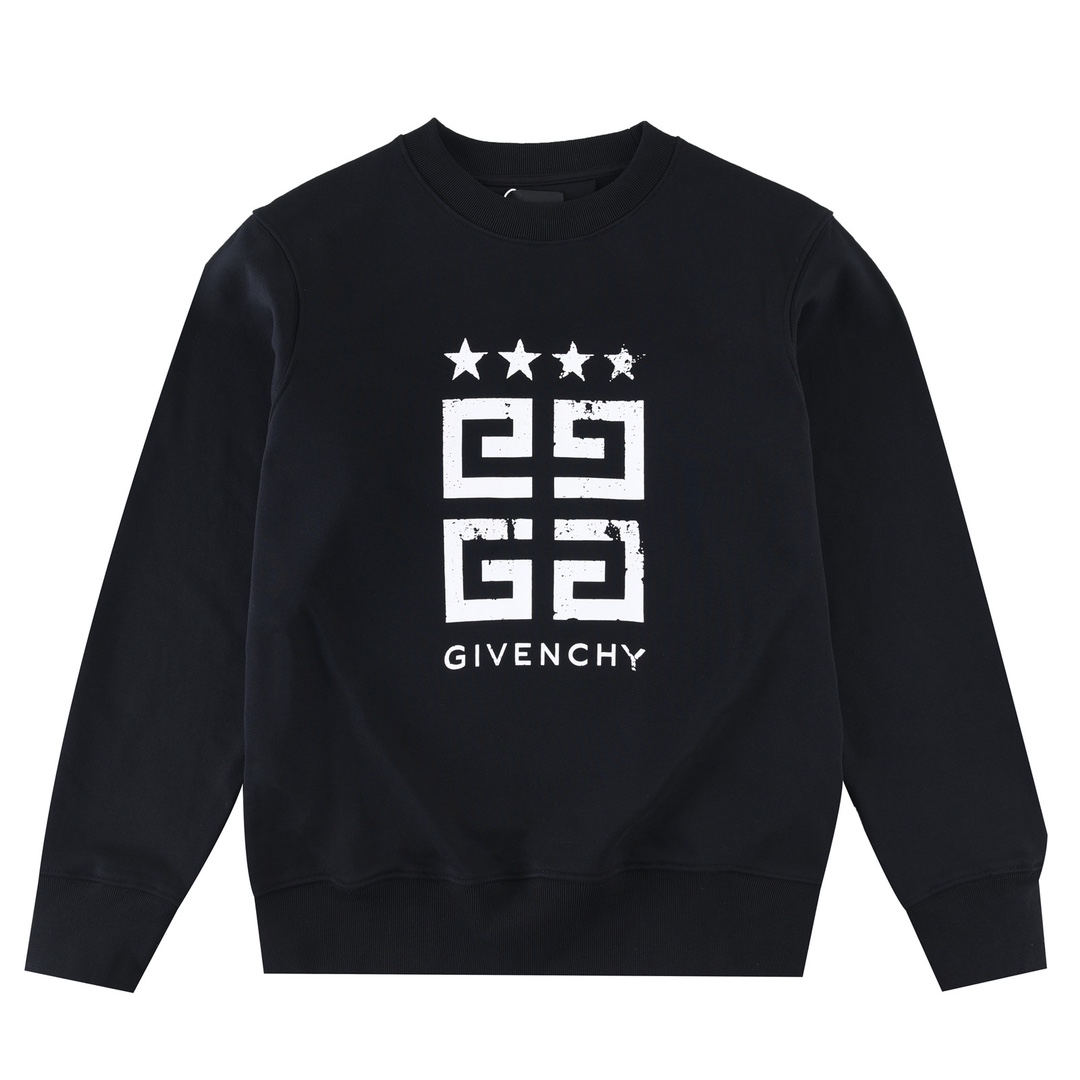 16纪梵希Givenchy 24FW 复古做旧4G印花卫衣