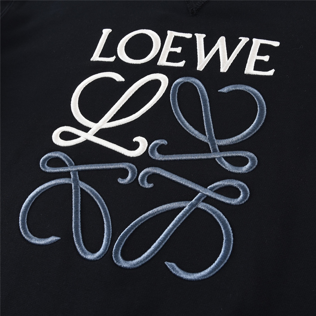 16罗意威Loewe 经典款logo立体刺绣卫衣