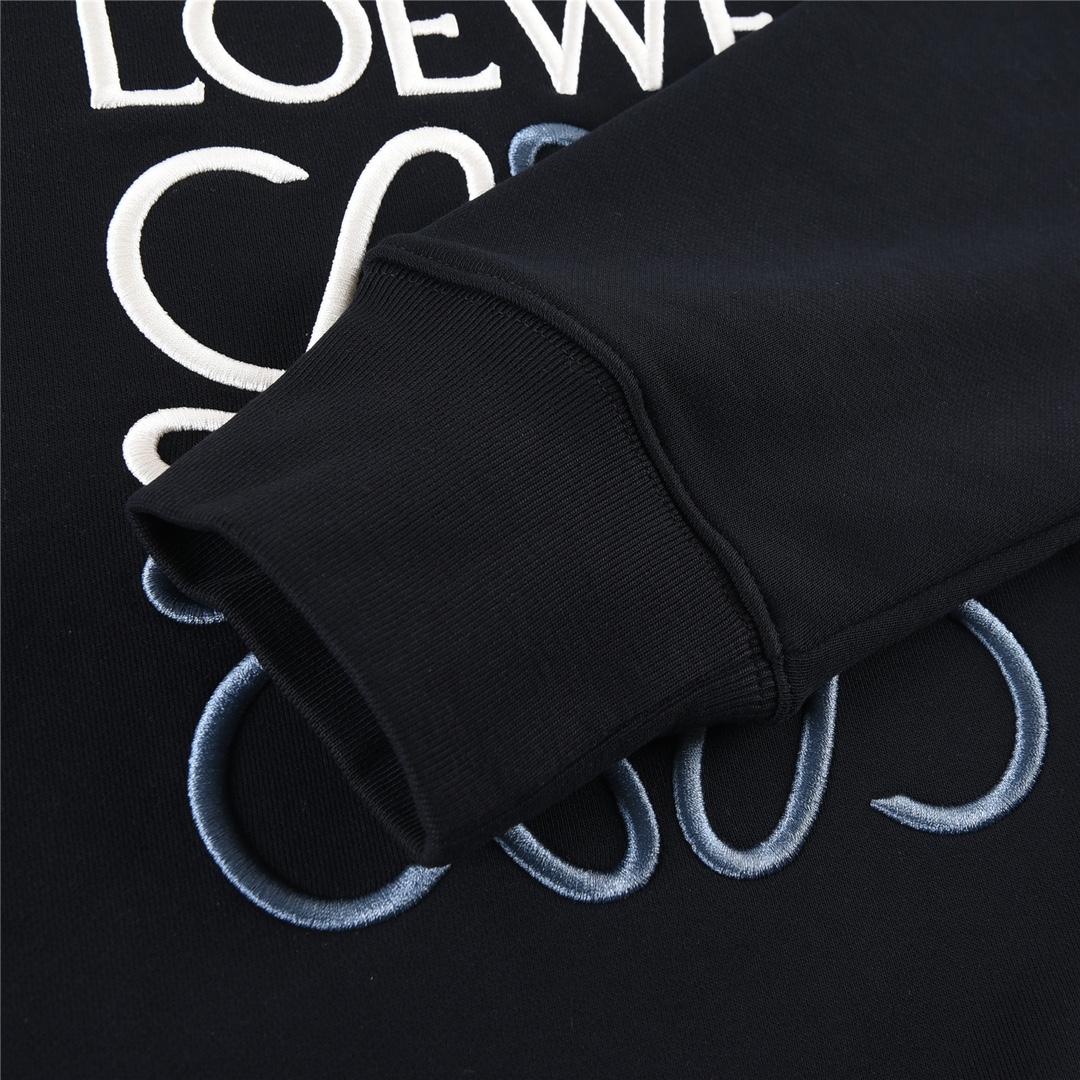 16罗意威Loewe 经典款logo立体刺绣卫衣