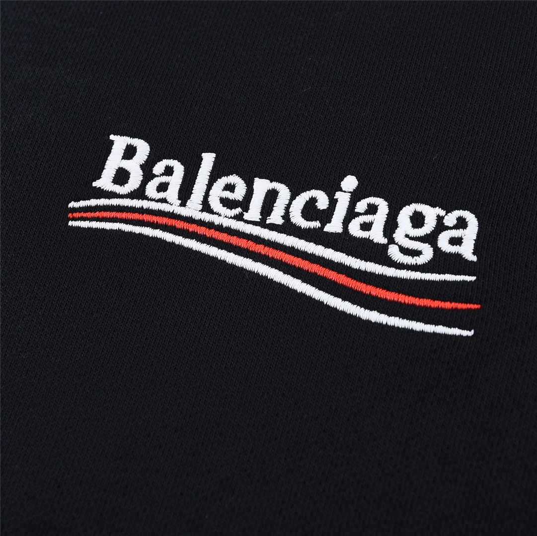 16巴黎世家Balenciaga 经典款可乐刺绣卫衣