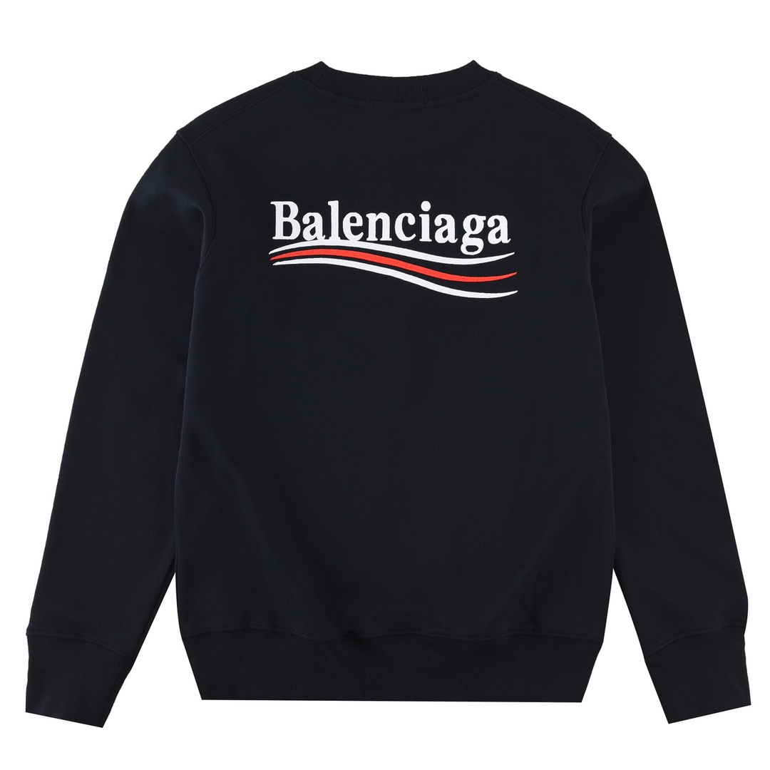 16巴黎世家Balenciaga 经典款可乐刺绣卫衣