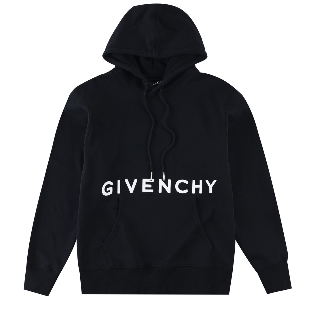 18纪梵希Givenchy 24FW 经典前后立体刺绣连帽卫衣