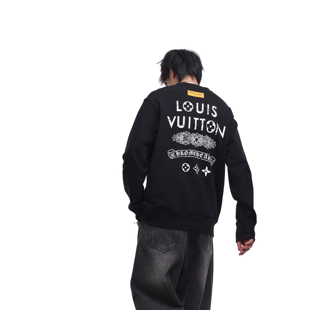 16路易威登Louis Vuitton 克罗星联名印花卫衣