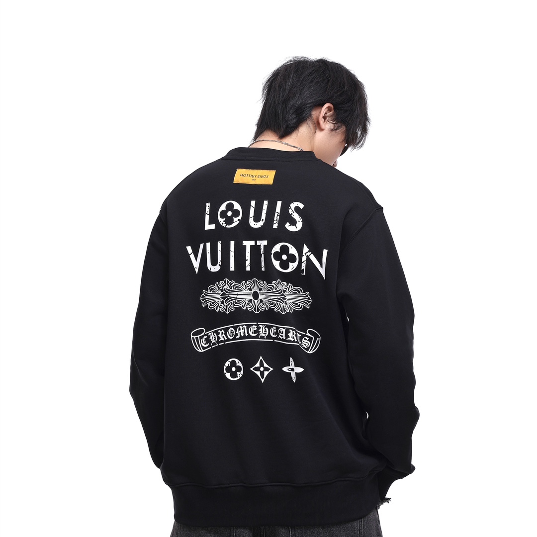 16路易威登Louis Vuitton 克罗星联名印花卫衣