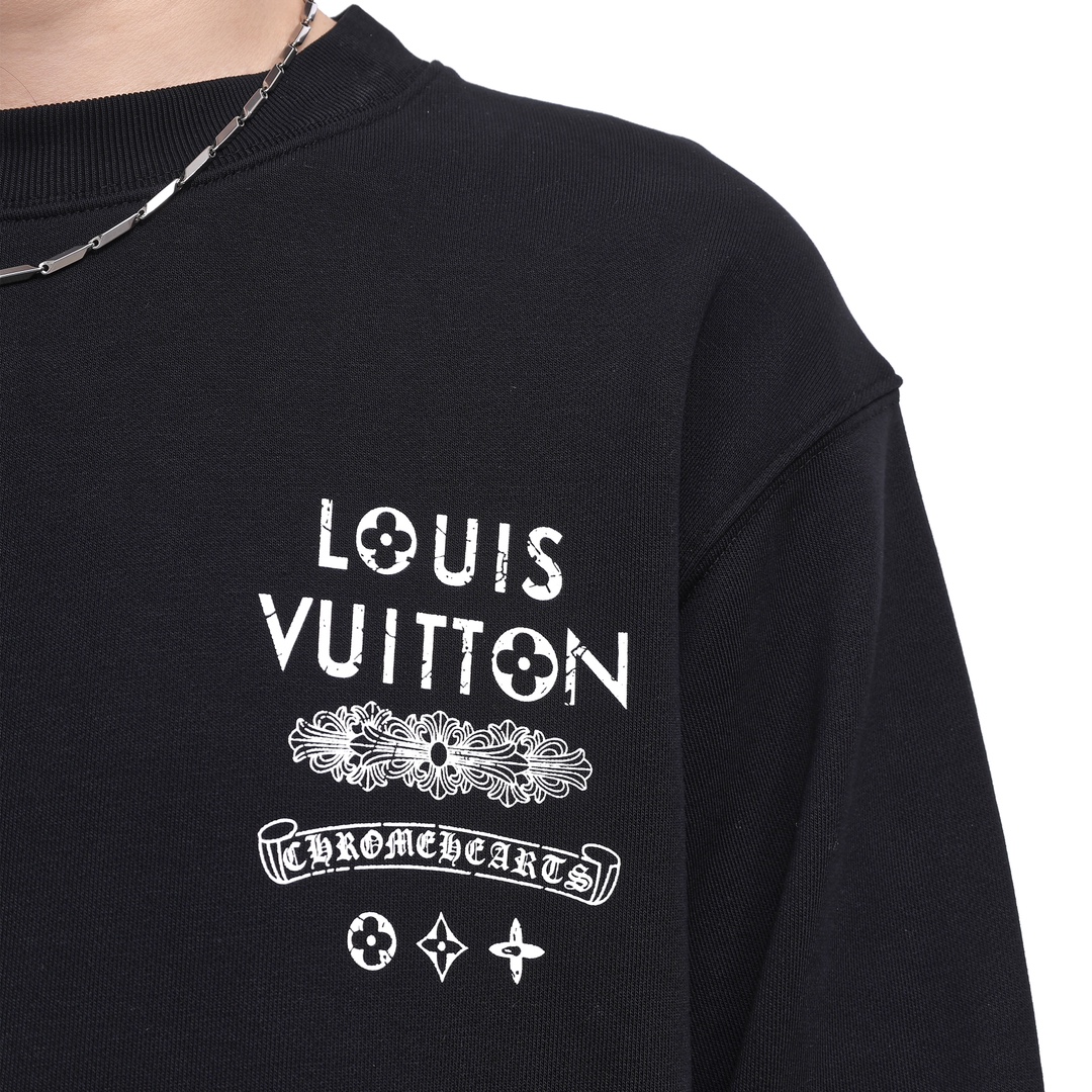 16路易威登Louis Vuitton 克罗星联名印花卫衣